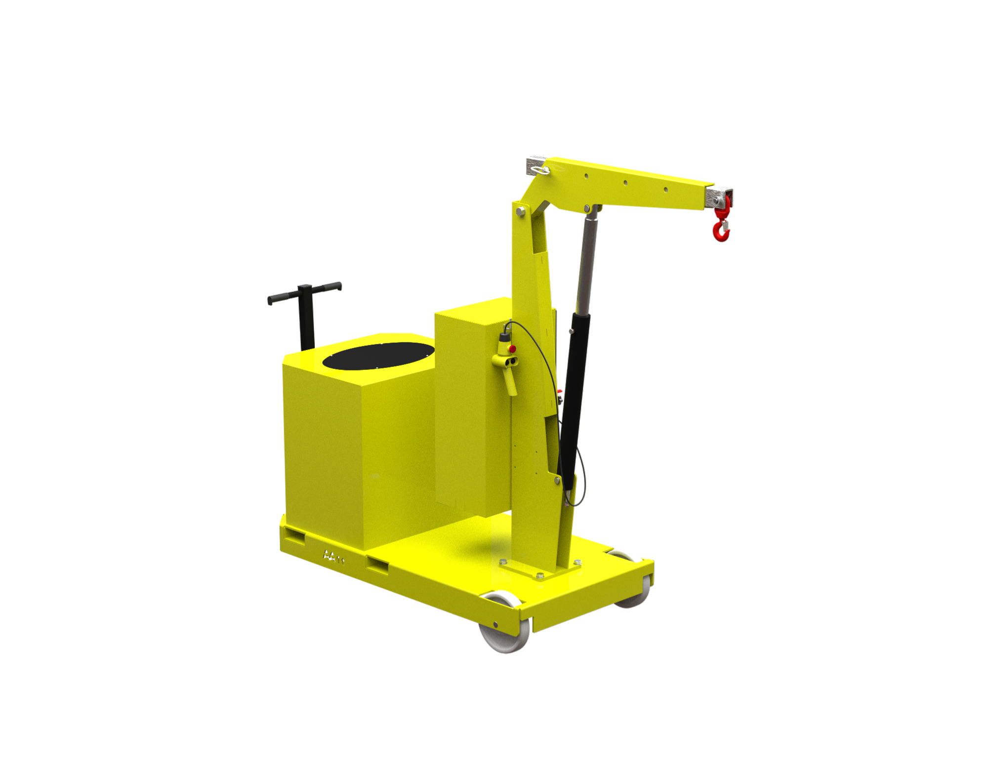 GZ1000B mobile lifting system with wire control for loads up to 1,000 kg