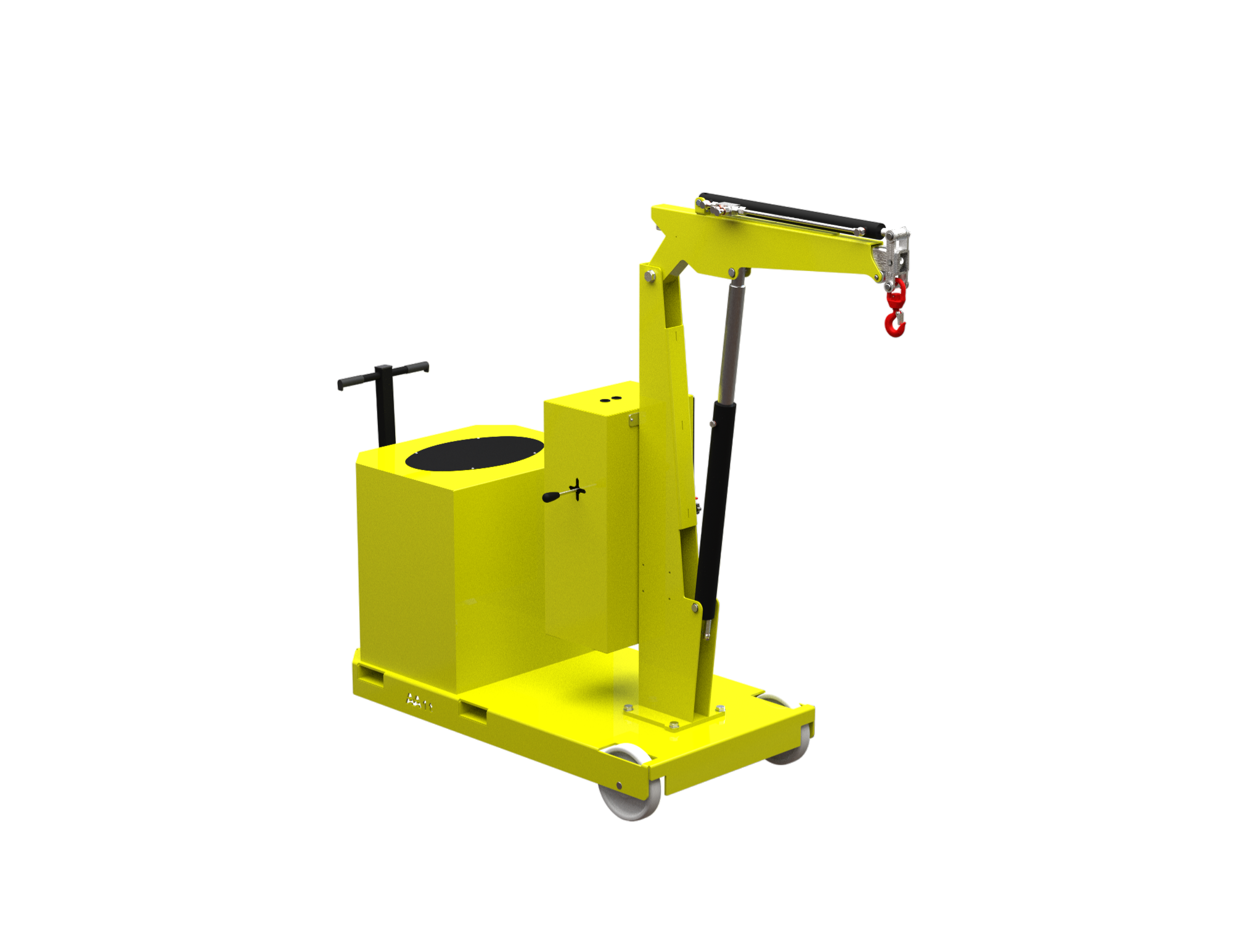 GZ1000BSE mini crane with telescopic arm with electric extension lifting capacity 1,000 kg