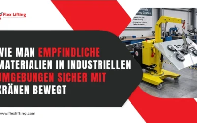 Wie man empfindliche Materialien in industriellen Umgebungen sicher mit Kränen bewegt