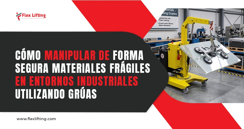 Cómo manipular de forma segura materiales frágiles en entornos industriales utilizando grúas