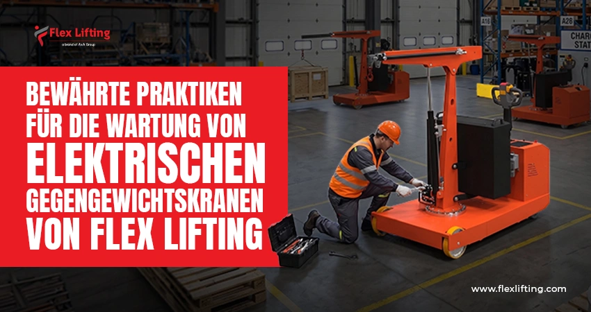 Bewährte Praktiken für die Wartung von elektrischen Gegengewichtskranen von Flex Lifting