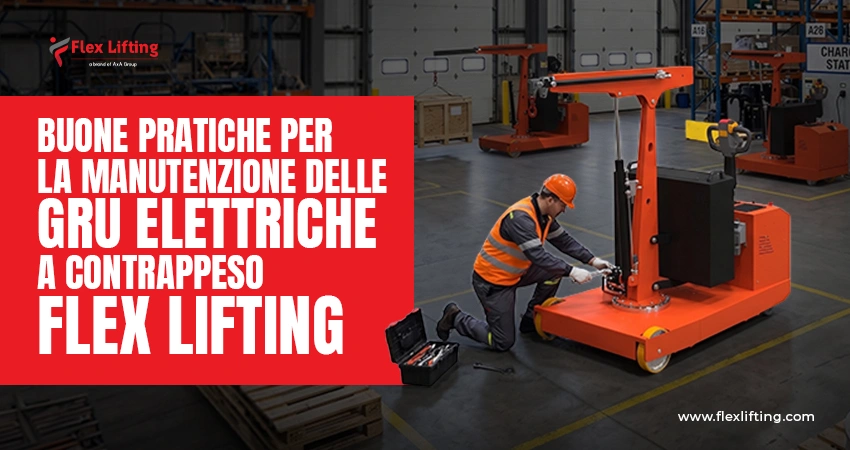 Buone pratiche per la manutenzione delle gru elettriche a contrappeso Flex Lifting