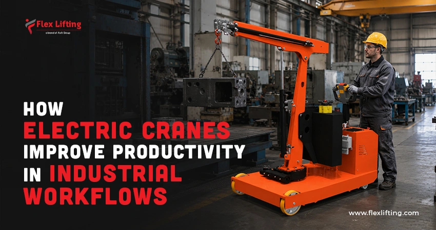 How Electric Cranes Improve Productivity in Industrial Workflows
