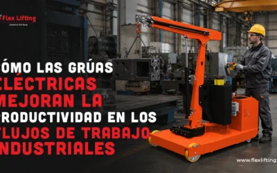 Cómo las grúas eléctricas mejoran la productividad en los flujos de trabajo industriales