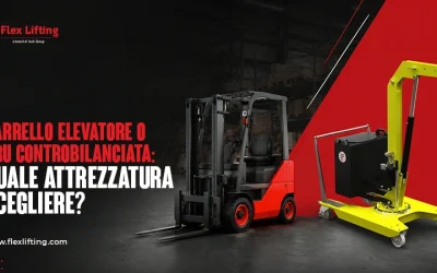 Carrello elevatore o gru controbilanciata: quale attrezzatura scegliere?