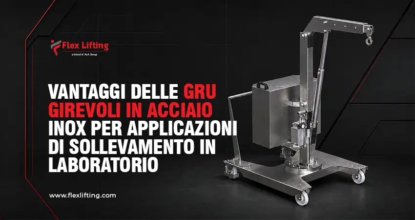 Advantages of Stainless Steel Slewing Cranes for Laboratory Lifting Applications Italian