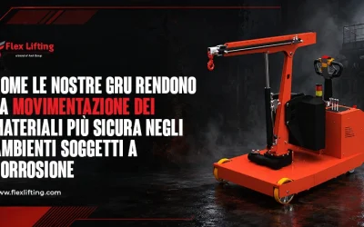 Come le nostre gru rendono la movimentazione dei materiali più sicura negli ambienti soggetti a corrosione