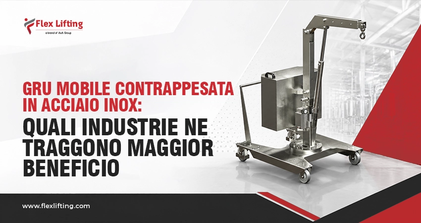 Stainless Steel Mobile Counterbalanced Crane Italy